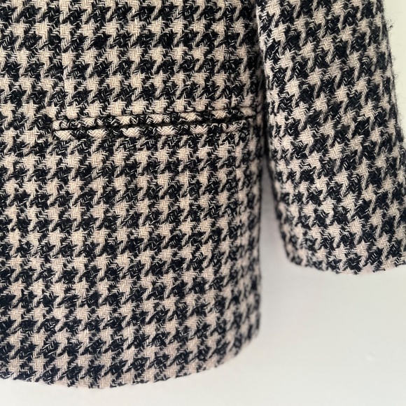 Vintage 70s Giorgio Saint Angelo100% Wool Houndstooth Blazer Size 6 (vintage 10) - Picture 3 of 8